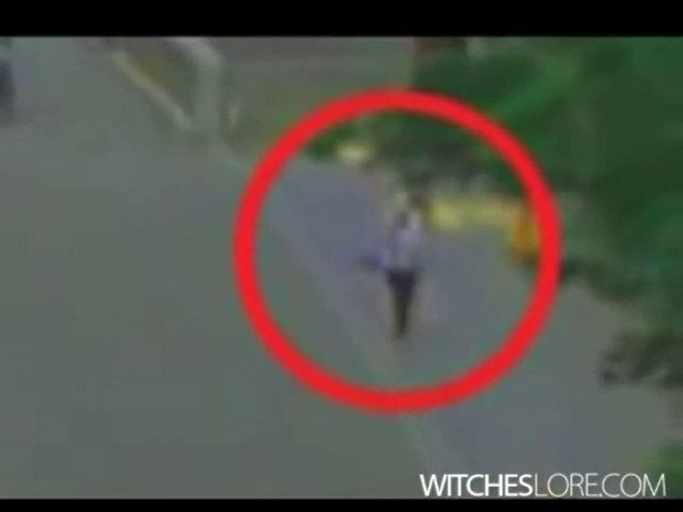 Women Walks Through GHOST