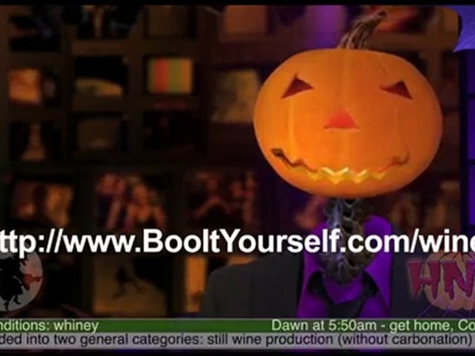 Halloween Party Wine Bottle Make-Over