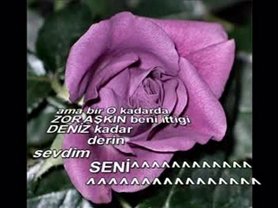 ben seni uzaklarda sevdim