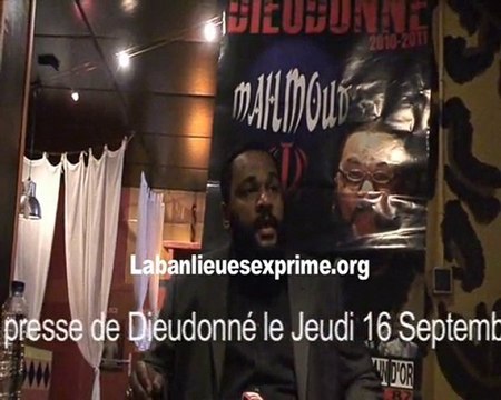 Conférence de presse Dieudonné (Affaire Sakineh) N°1