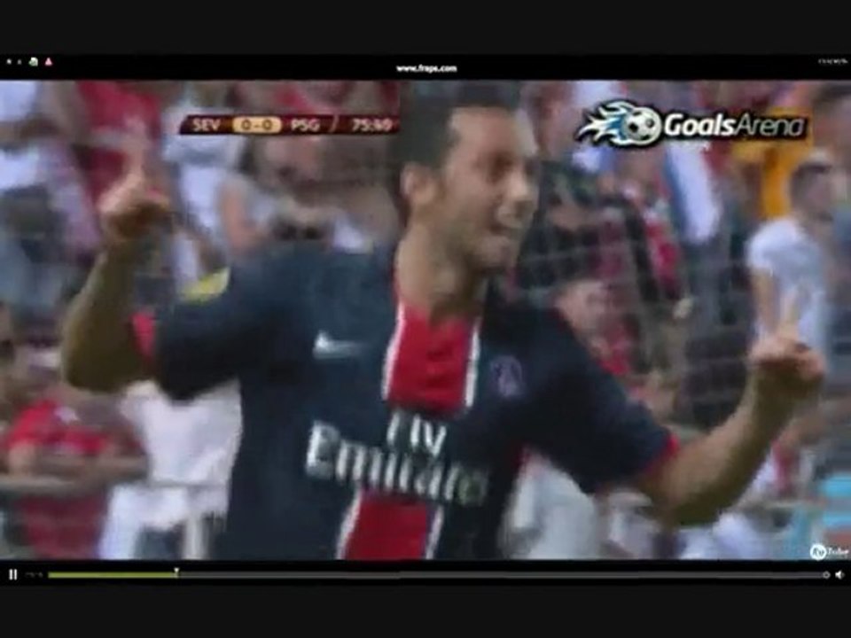 SEVILLE 0 - 1 PARIS but néné