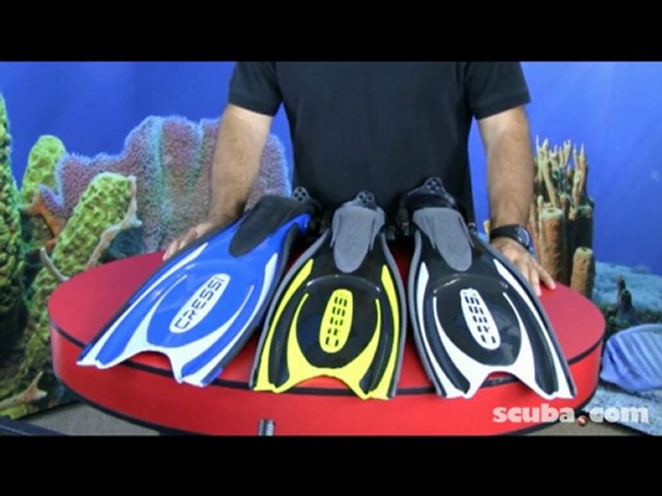 Cressi Frog Plus Adjustable Strap Fins Video Review