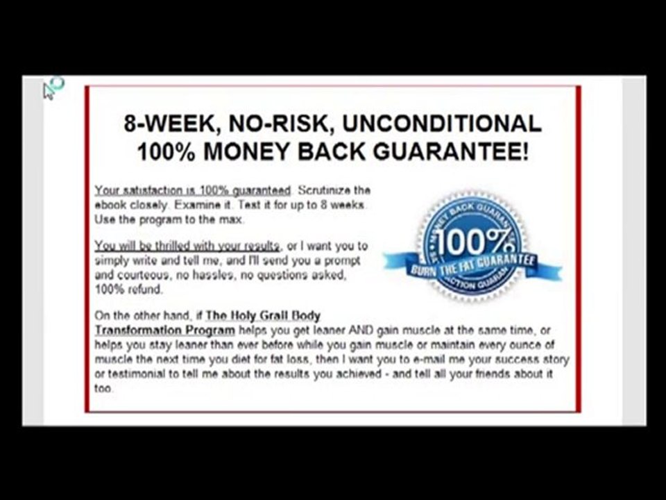 The Holy Grail Body Transformation by Tom Venuto