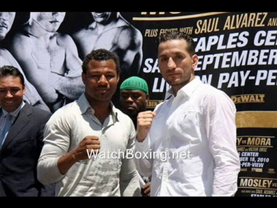 watch Shane Mosley vs Sergio Mora Jr Sept 18th Live Streamin
