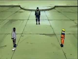 naruto VS kiba