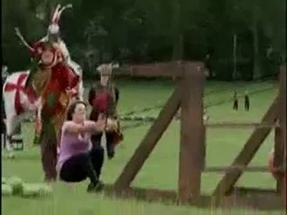 Elle se catapulte un melon en pleine face