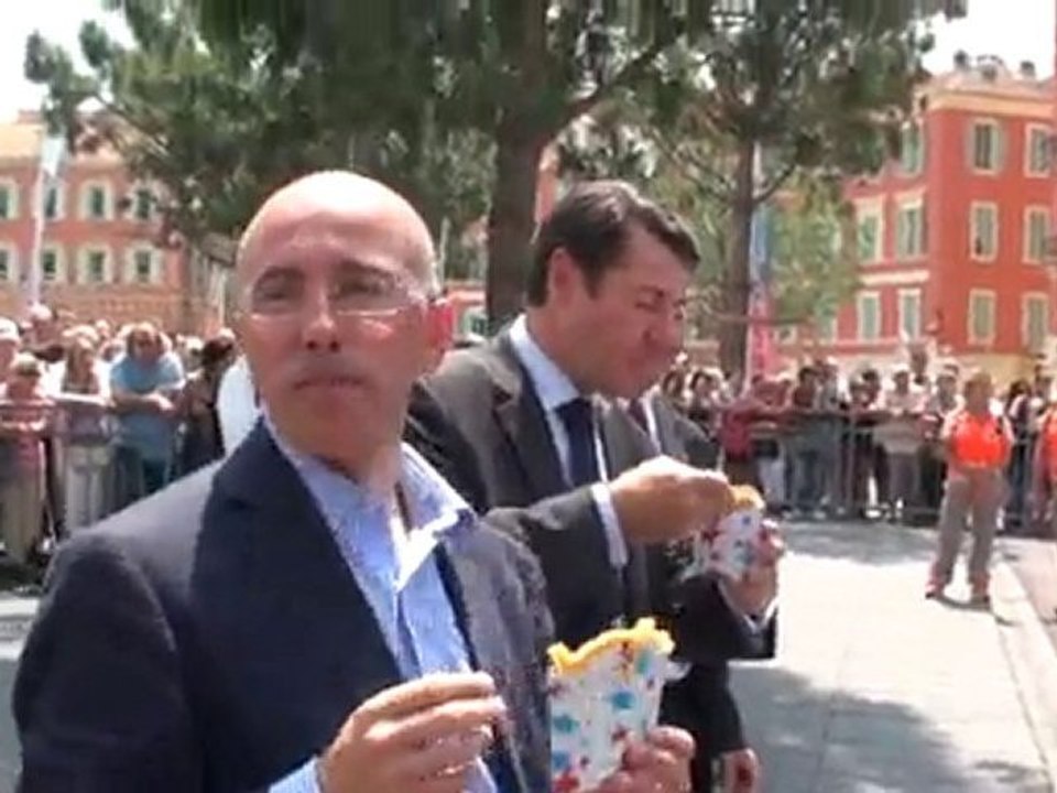 Les Toques Brûlées envahissent la place Massena à Nice