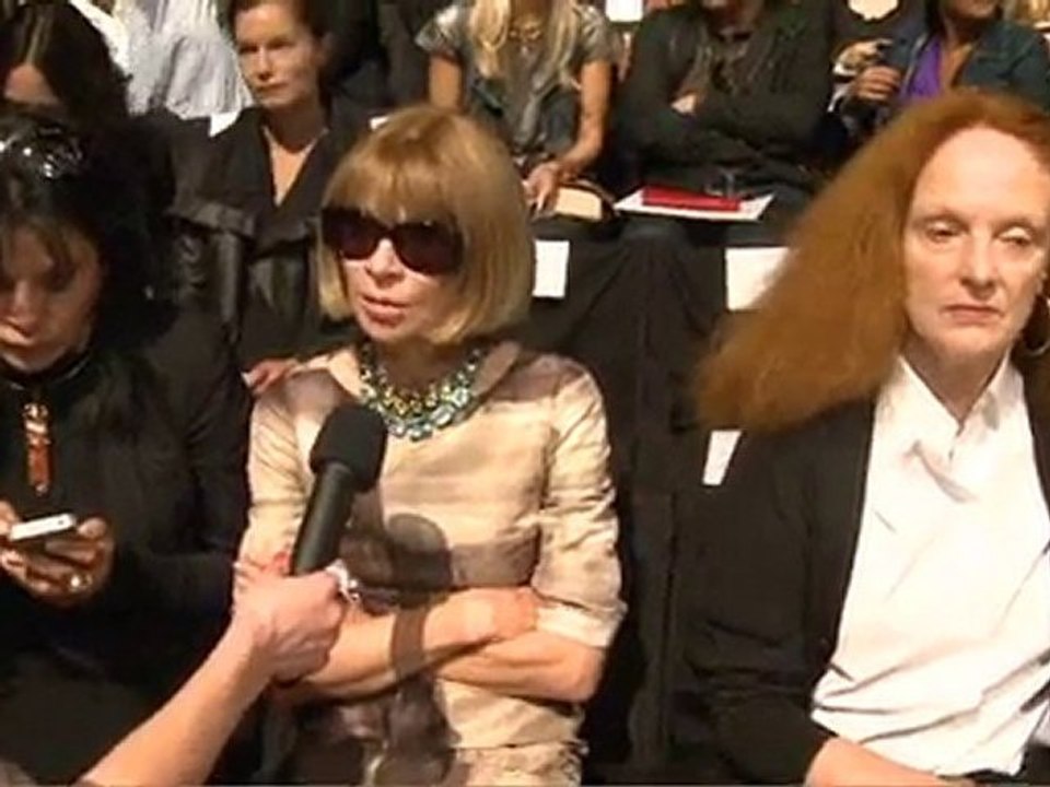 Eglantina Zingg interviews Anna Wintour @ Carolina Herrera