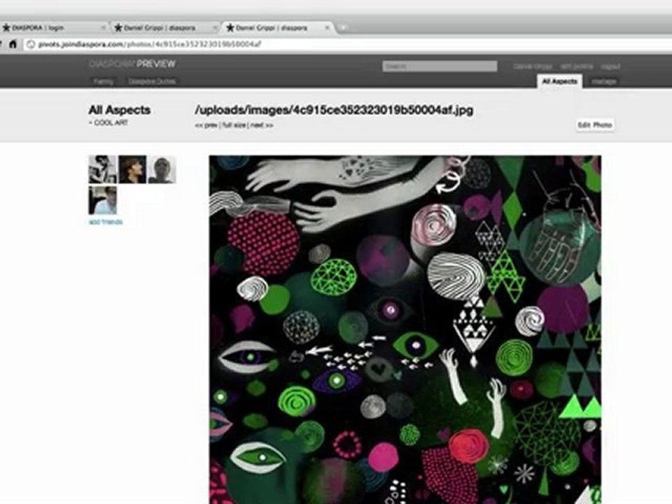 Diaspora : premiers screenshots