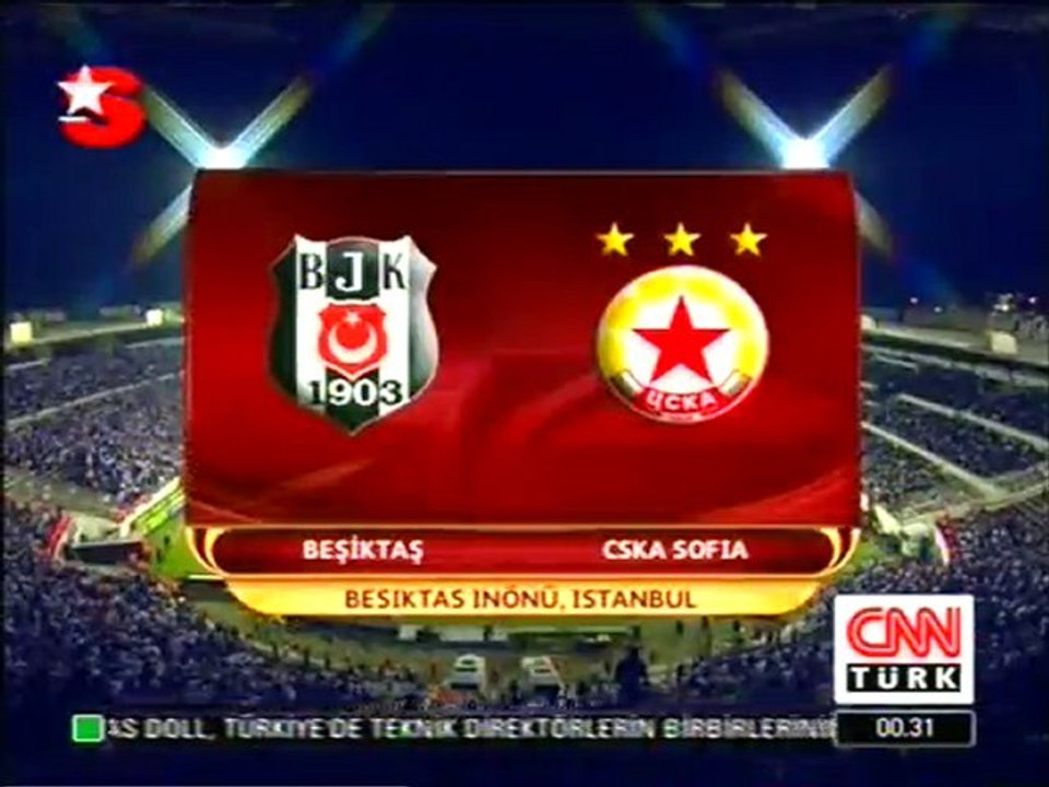 Beşiktaş 1-0 Cska Sofya (Maçın Özeti)