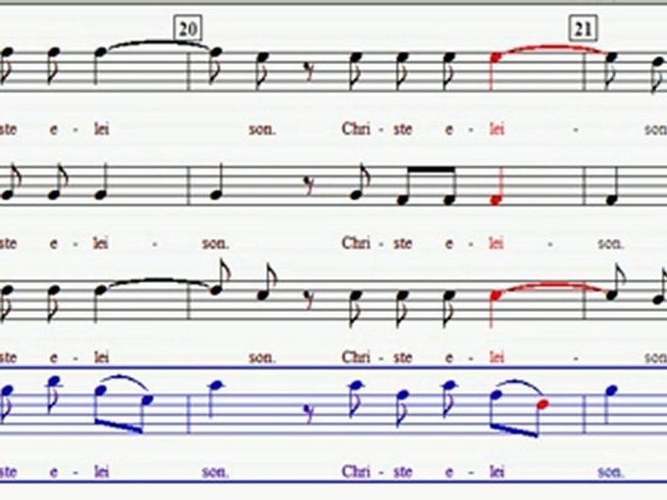 Kyrie Missa Sancti Gabrielis (M HAYDN) Soprani