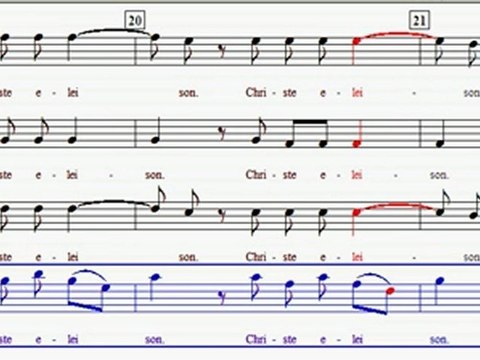 Kyrie Missa Sancti Gabrielis (M HAYDN) Soprani
