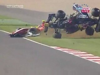 WSBR silverstone 2010 big crash start