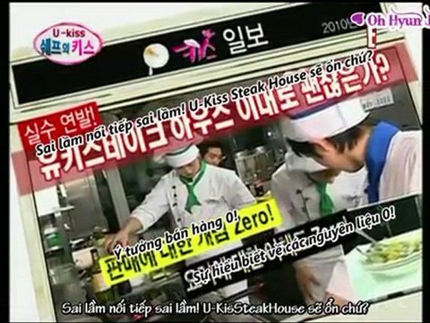 [Vietsub]100604 U-Kiss Chef's Kiss Ep2 P2