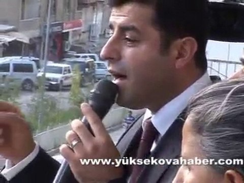 BDP EŞ BAŞKANI SELAHATTİN DEMİRTAŞ TÖREYE SAHİP ÇIKTI