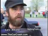 The Car Crash: Train crashes into a truck.