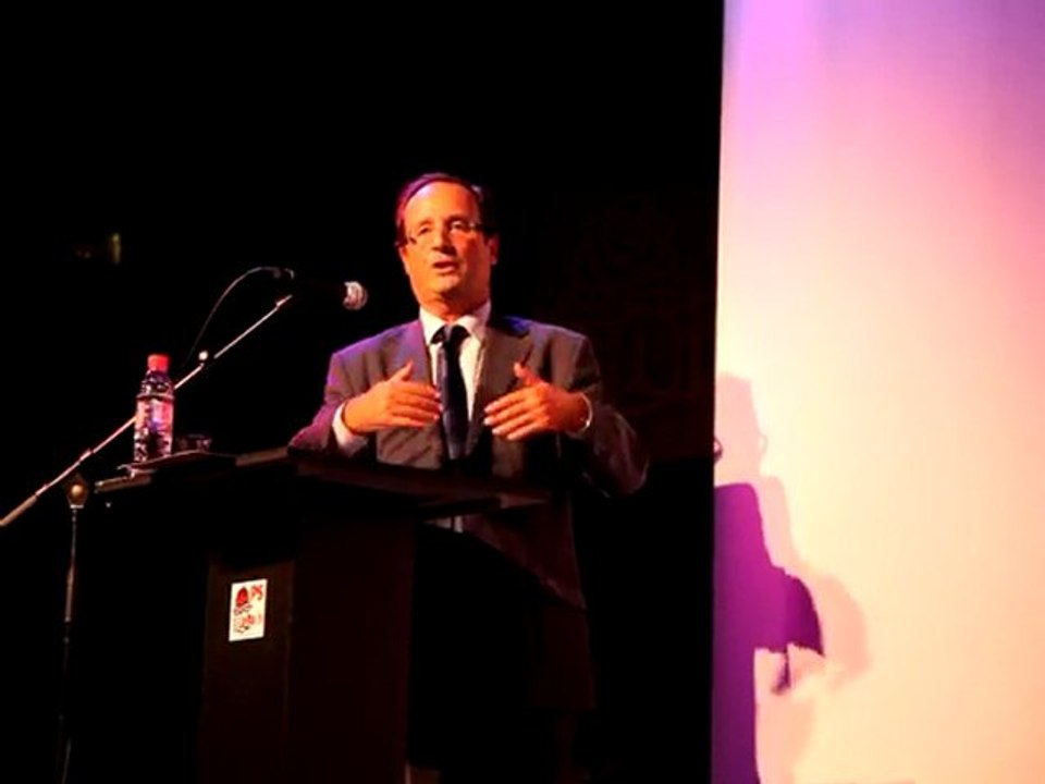 François HOLLANDE, une réforme des retraites est nécessaire