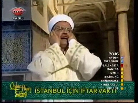 Suat Gözütok İftar ezanı 2010 TRT