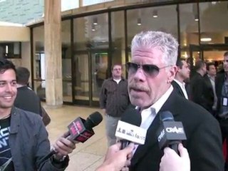 Ron Perlman at the Season 3 'Sons of Anarchy' premiere ...