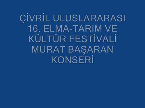 16. ELMA-TARIM VE KÜLTÜR FESTİVALİ PROGRAMI MURAT BAŞARAN