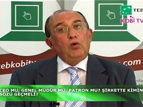 CEO mu, Genel Müdür mü Patron mu Şirkette