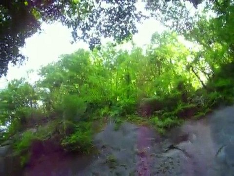 cliff jump : saut au Fier 21 mètres