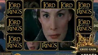Jackpot sur la slot The Lord of the Rings