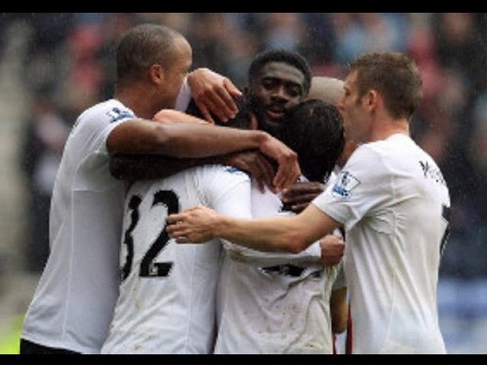 Wigan Athletic 0-2 Manchester City Tevez great-finish