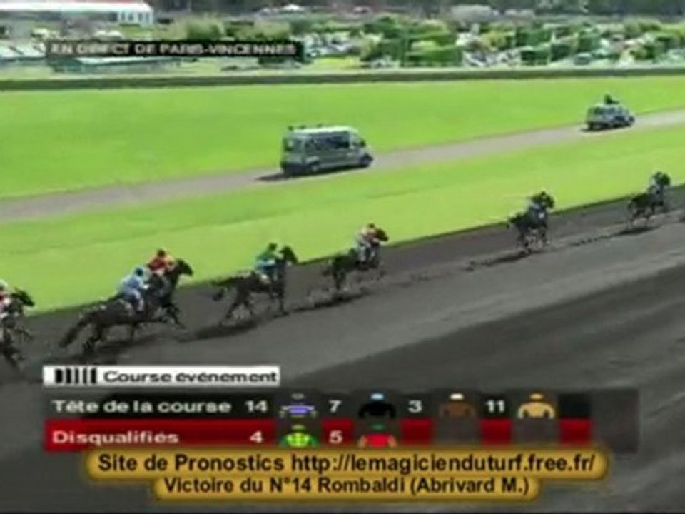 Vidéo Quinté Prix de Normandie a Vincennes 19 Septembre 2010