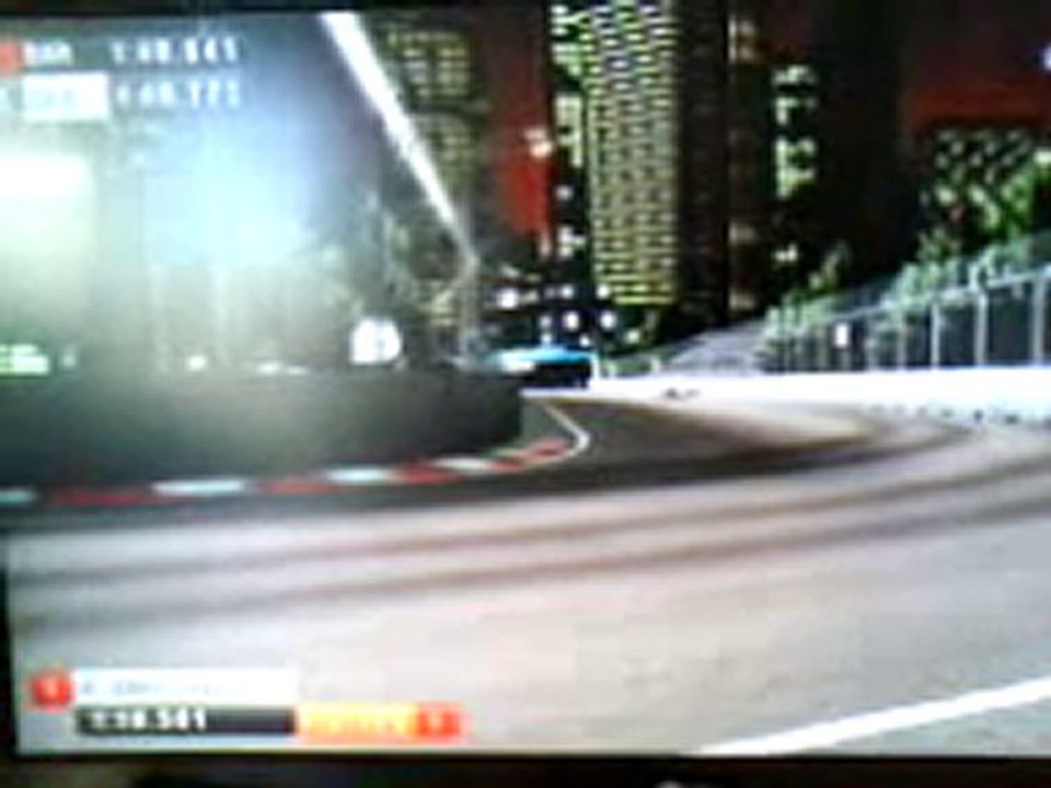 F1 2009 Wii  1 tour à Singapour