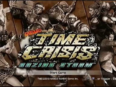 Time Crisis Razing Storm PlayStation Move Gameplay - PS3