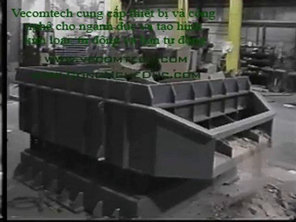 Máy rung phá dỡ khuôn cát - tách vật đúc