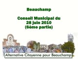Beauchamp CM du 28/06/2010 (6ème partie)