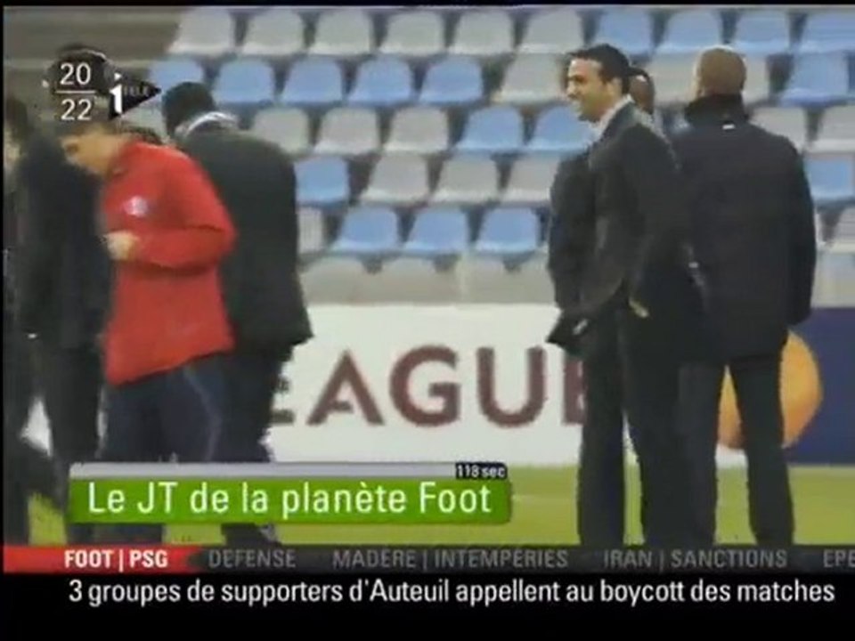 JT de la planète Foot 12 Mars 2010
