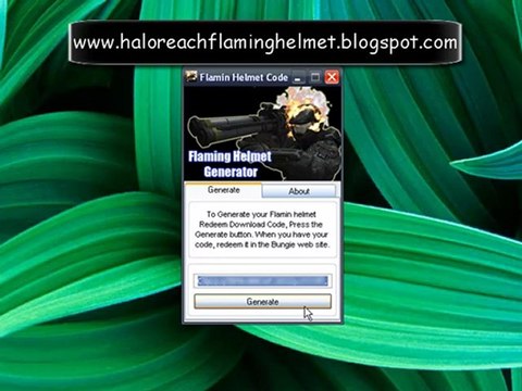 How To Get Free Halo Reach Flaming Helmet Code