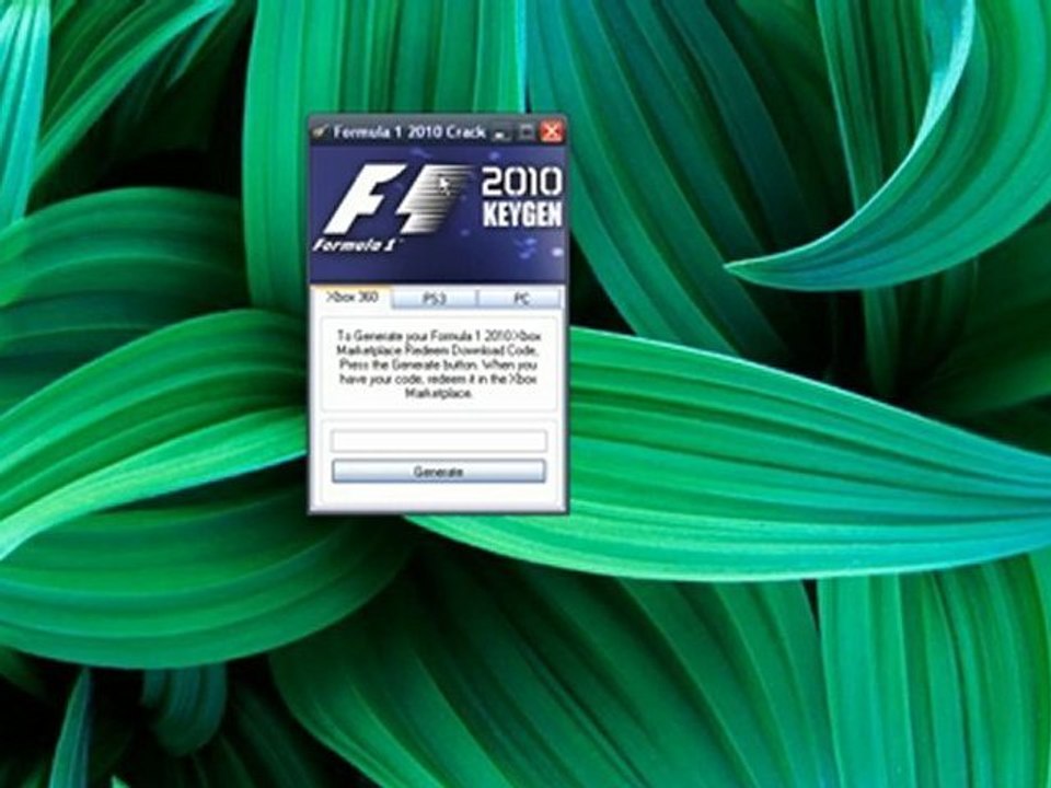 Formula F1 2010 Crack! Download For Free Xbox360PS3 or PC!