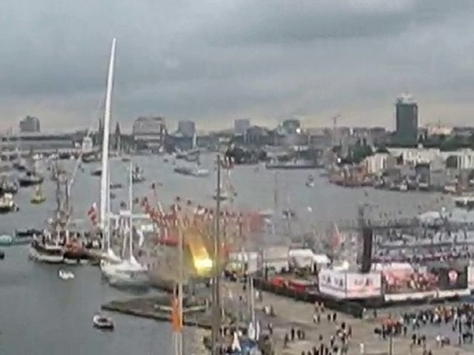 Sail Amsterdam 2010 : vue aérienne