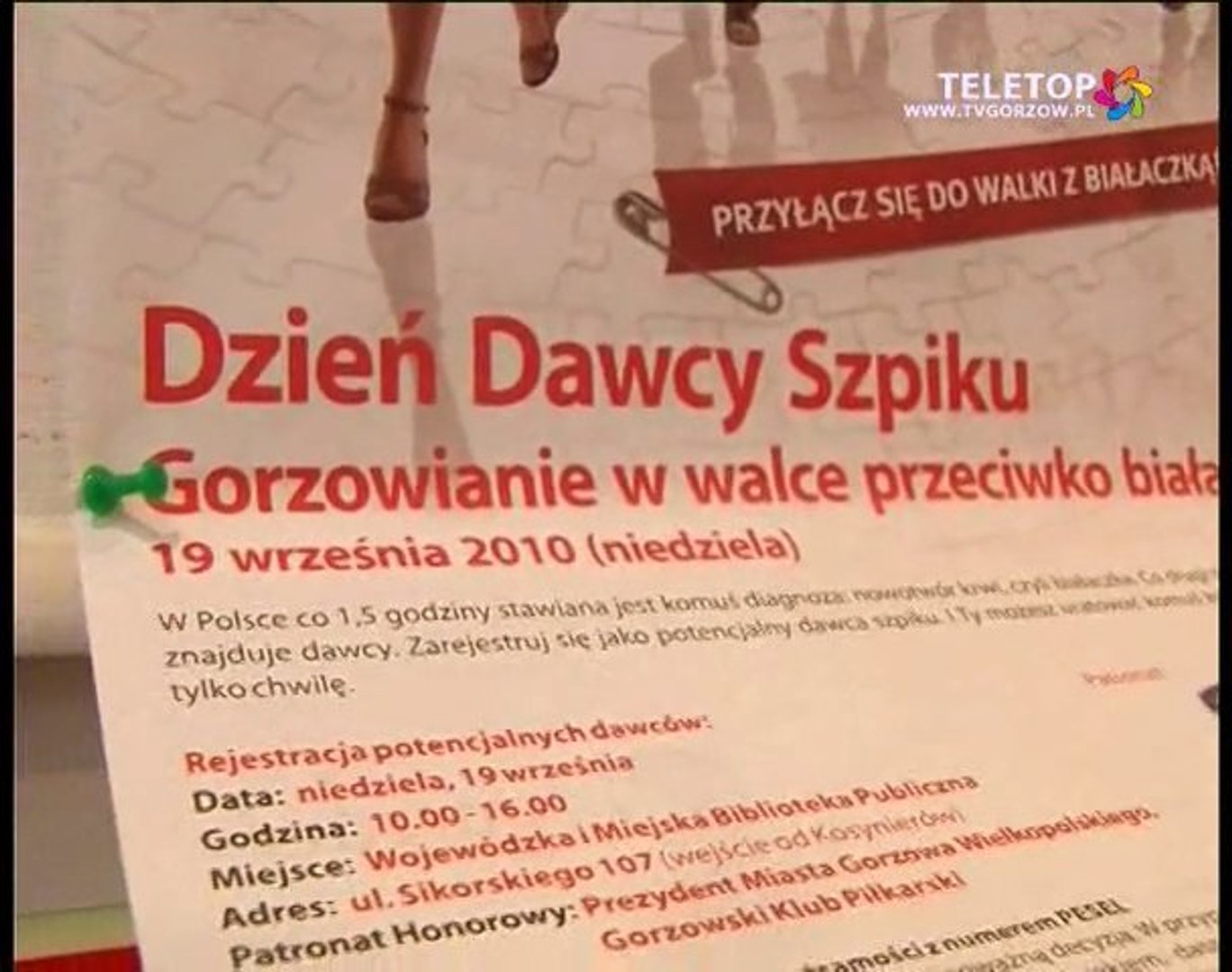 ⁣Dzień dawcy szpiku - Fokus 17.09.2010