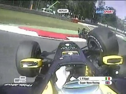 Race1 Start Crash GP2 2010 Rd9 Italy Race1