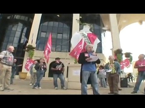 Inauguration statue Frêche