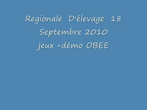 REGIONALE BBS 18 SEPTEMBRE 2010 JEUX ET DEMO OBEE