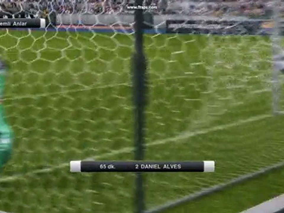Daniel Alves Pes2011 Freekick Goal...!!!