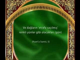 Kıyamet günü dağlar rengarenk yün yumakları