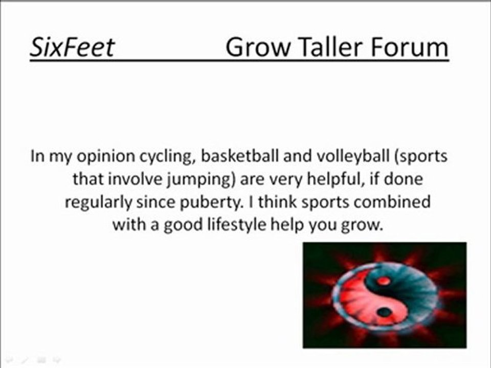 Grow Taller - "Which Sports Help You Grow Taller?"