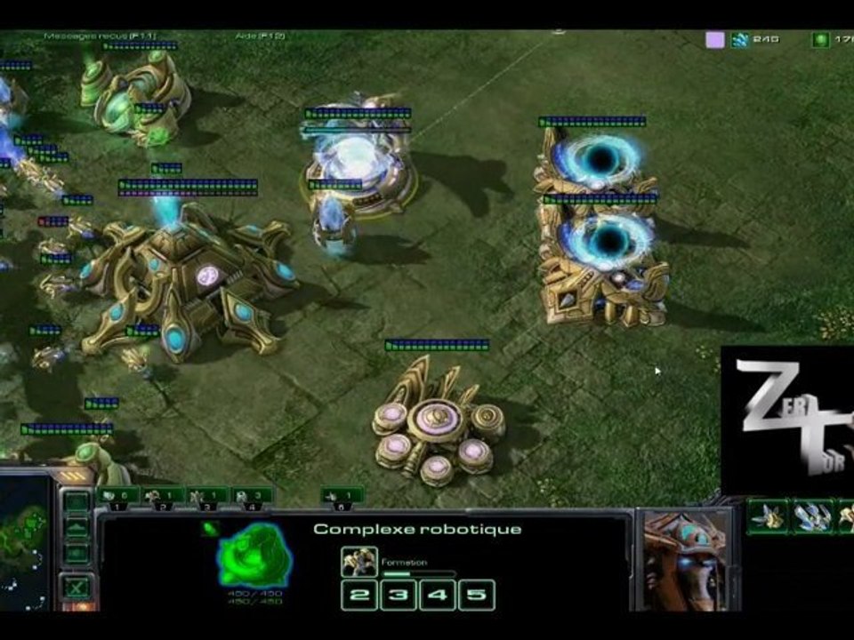 Matchs Starcraft II : Satini (T) vs Naniwa (P) par Zerator