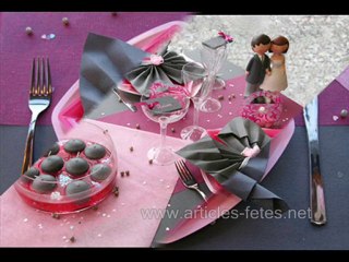 Nouvelles décorations de table sur articles-fetes.net