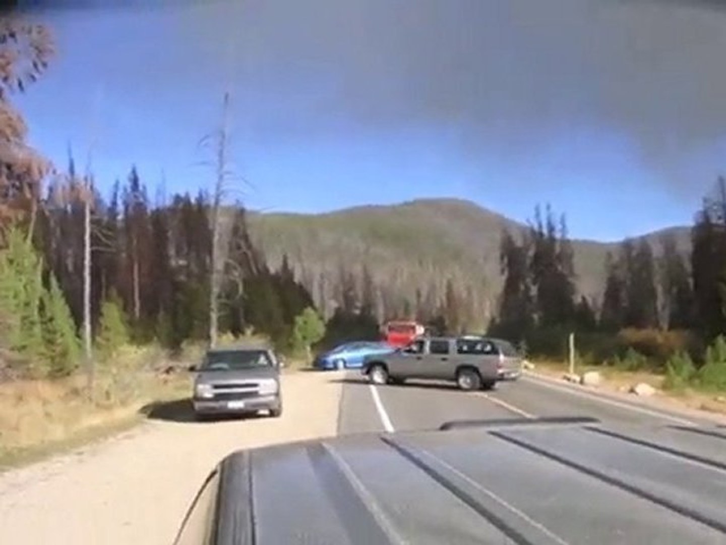 Wildfire in Rocky Mountain National Park, Colorado