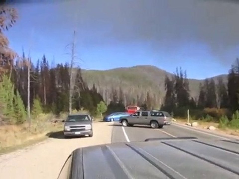 Wildfire in Rocky Mountain National Park, Colorado