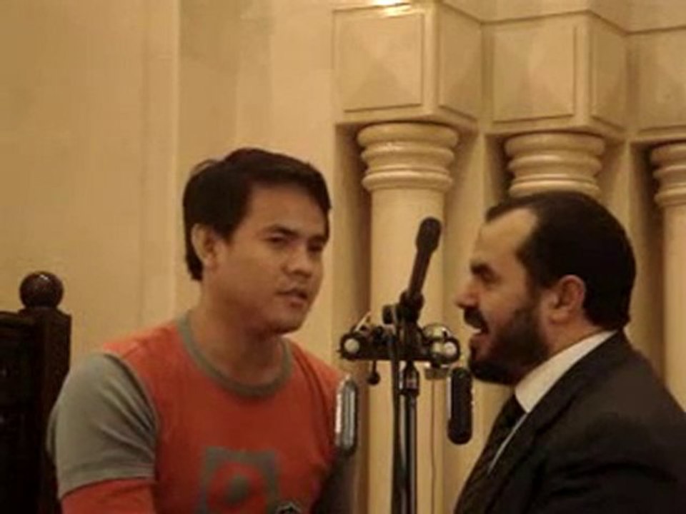 إسلام عبد الله على يد الشيخ صلاح سلطان