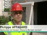 Le chantier de la maison basse consommation Jambert-Lafarge